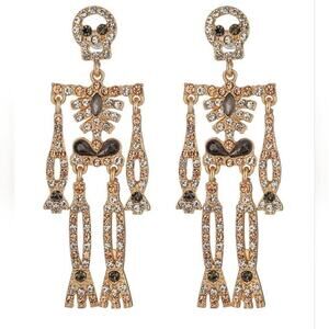 Baublebar Bare Bones Shimmering Skeletons Dangle Earrings‎ new!!!